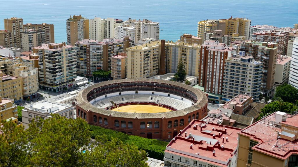 malaga costa del sol Hiszpania miejsce miasto